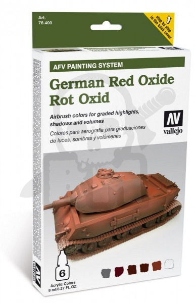 Vallejo 78411 AFV Painting System: German Red Oxide
