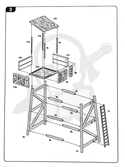 1:72 Battlefield Buldings