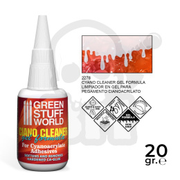 Ciano Cleaner for cleaning cyanoacrylate adhesives