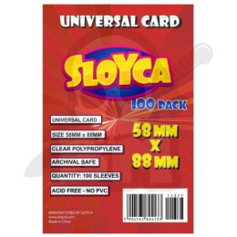 Koszulki SLOYCA Universal Card 58x88mm 100szt