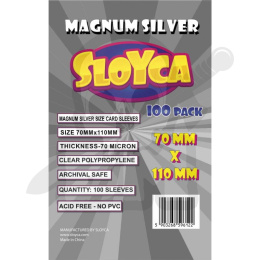 Koszulki SLOYCA Magnum Silver 70x110mm 100szt