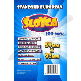 Koszulki SLOYCA Standard European 59x92mm 100szt