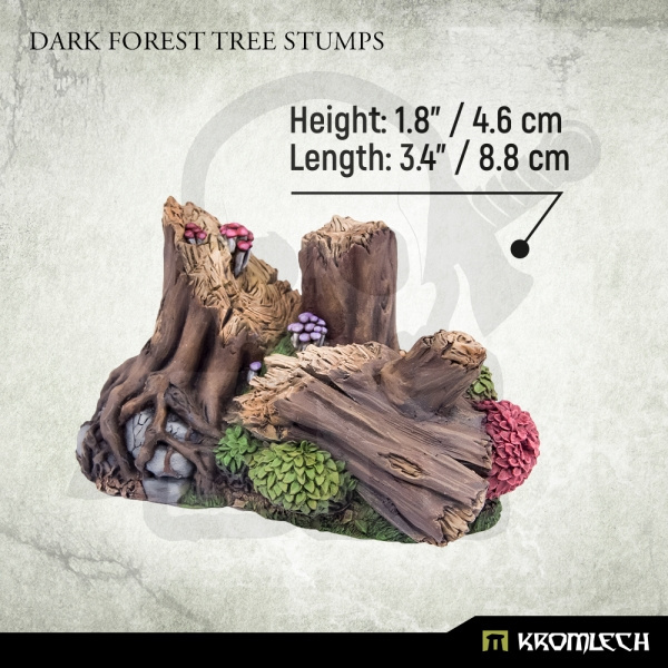 Dark Forest Tree Stumps