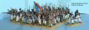 Napoleonic French Line Infantry 1812-1815 42 żołnierzy