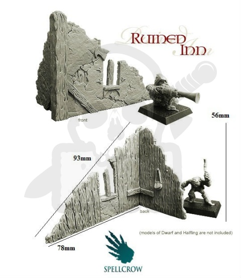 Ruined Inn - zrujnowana karczma, ruiny domu 1 kpl.