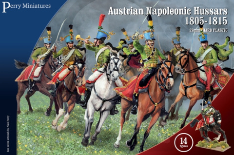 Napoleonic Austrian Austrian Hussars 1805-15 - 14 szt.