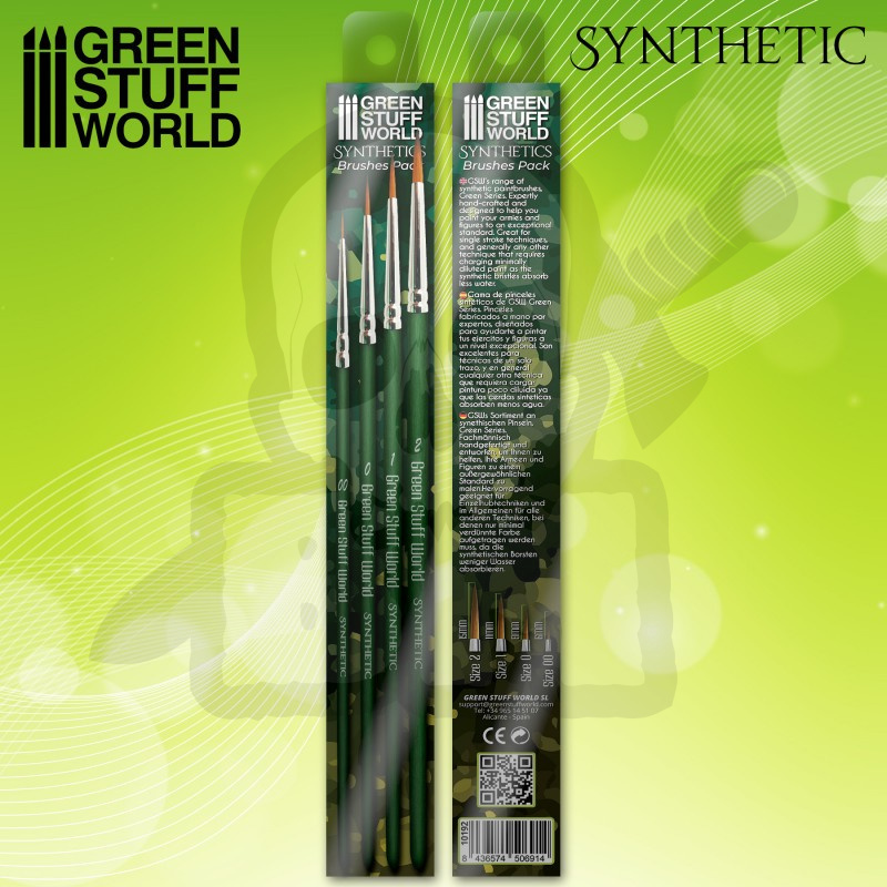 Green Series Synthetic Brush Set