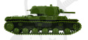 1:100 Soviet Heavy Tank KV-1 KW-1