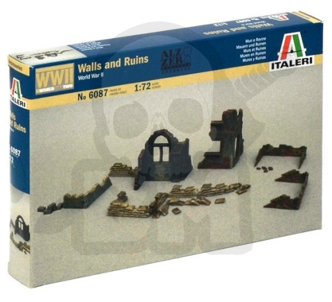 1:72 WWII Walls and Ruins