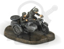 1:72 German Motorcycle BMW R12 with sidecar