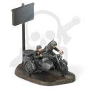 1:72 German Motorcycle BMW R12 with sidecar