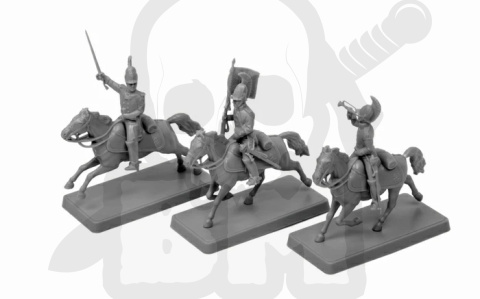 1:72 Russian Dragoons Command Group 1812-1814