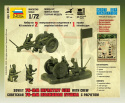 1:72 Soviet Infantry 76 mm Gun with Crew