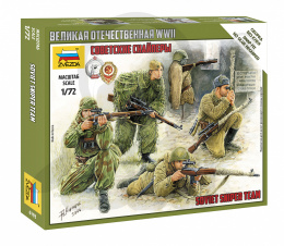 1:72 Soviet Sniper Team - snipers