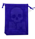 Velvet gift bag blue S 10x14cm