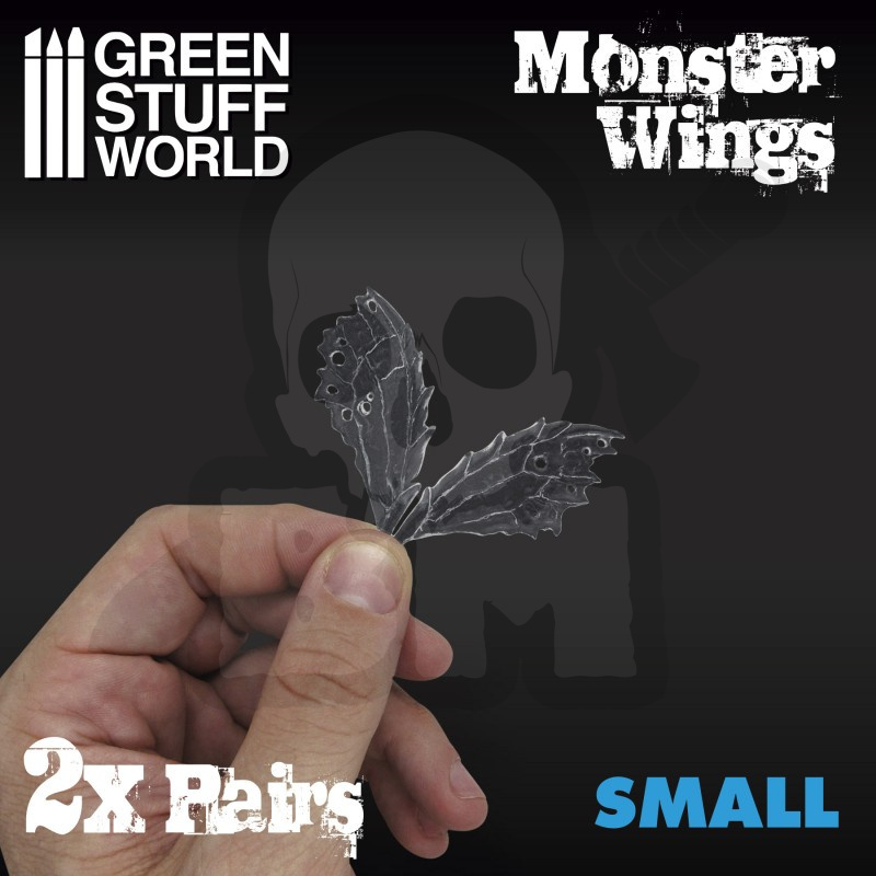 2x Resin Monster Wings - Small