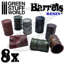 Resin Barrels - beczki 8 szt.