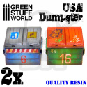 USA Dumpster Resin Set