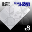 Resin Token Stickers 50mm