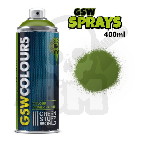 Spray Primer Matt Green 400ml podkład zielony