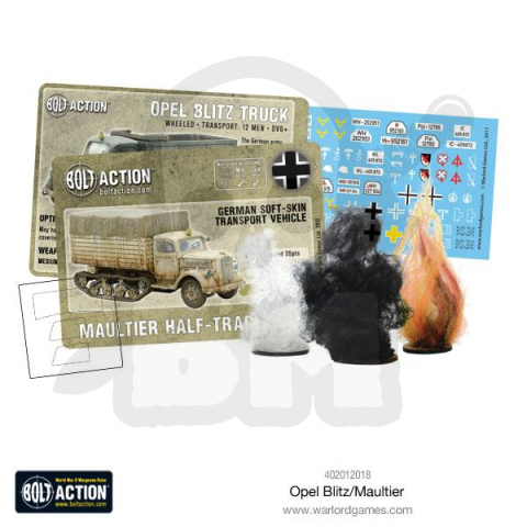 BOLT ACTION Opel Blitz/Maultier (plastic)