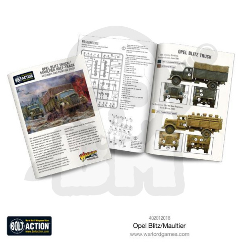 BOLT ACTION Opel Blitz/Maultier (plastic)