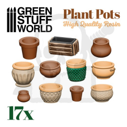 Plant Pot Resin set
