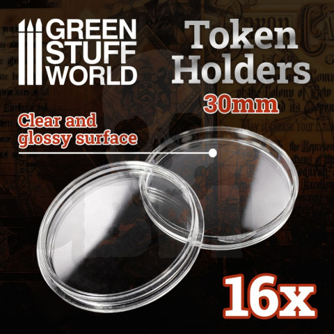 Token Holders 30mm - osłona na żeton 16 szt.