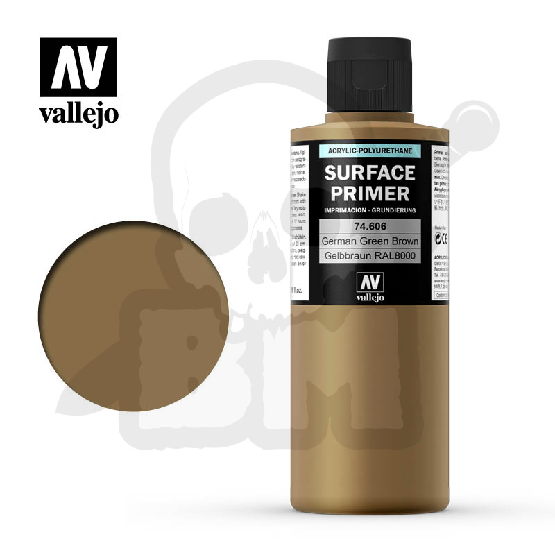Vallejo 74606 Surface Primer 200 ml. German Green Brown