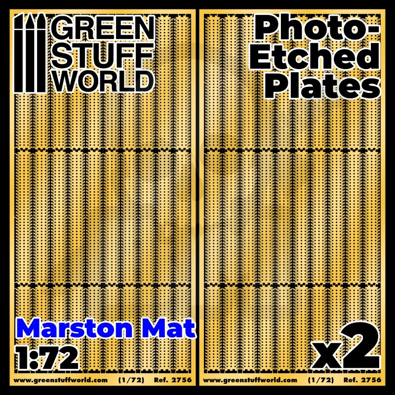 Photo etched Marston Mats 1/72