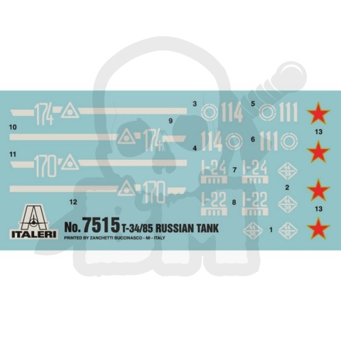 1:72 T-34/85 Russian Tank - 2 modele