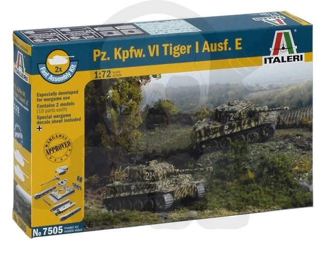 1:72 Pz.Kpfw.VI Tiger Ausf. E - 2 modele