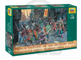 1:72 French Infantry 100 Years War