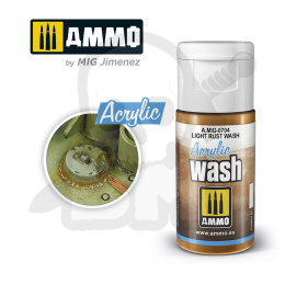 Ammo Mig 0704 Acrylic Wash Light Rust Wash