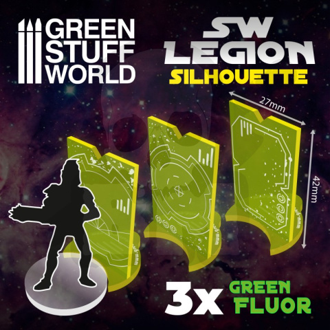 SW Legion Silhouette Fluor Green - sylwetki