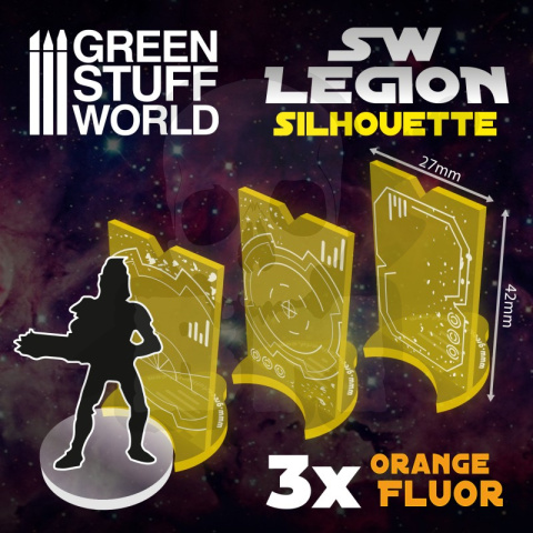 SW Legion Silhouette Fluor Orange - sylwetki