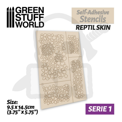Szablony samoprzylepne - Reptil skin
