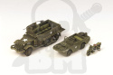 Academy 13408 M3 Halftrack + Amfibia + motocykl 1:72