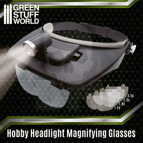 Light Head Magnifying Glasses szkło okulary powiększające