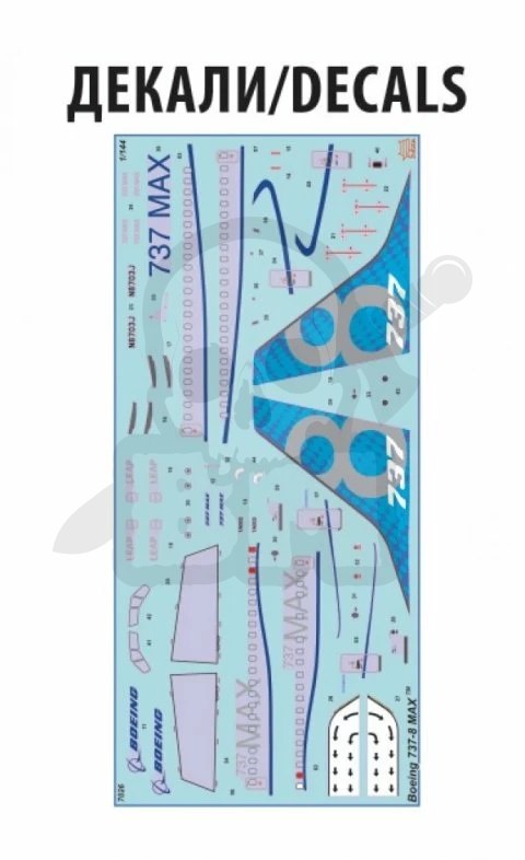 1:144 Civil Airliner Boeing 737-8 MAX 1:144 Civil Airliner Boeing 737-8 MAX