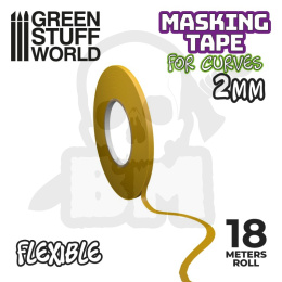 Green Stuff Flexible Masking Tape 2mm