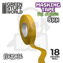 Green Stuff Flexible Masking Tape 8mm elastyczna taśma maskująca 18m