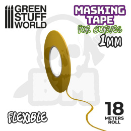 Green Stuff Flexible Masking Tape 1mm