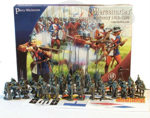 Mercenaries European Infantry XVw broń i tarcze