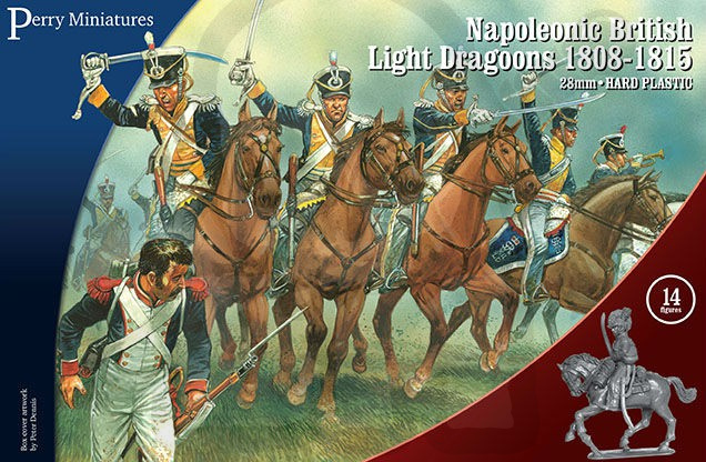 Napoleonic British Light Dragoons 1808-15 14 szt.