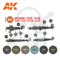 AK Interactive AK11714 Spanish Civil War Legion Condor Aircraft 3G