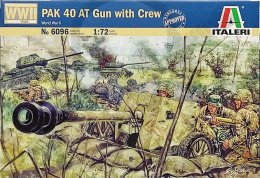 1:72 German PAK-40 Anti-Tank Gun w/ Crew