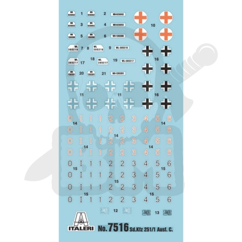 1:72 Sd.Kfz.251/1 Ausf.D - 2 modele