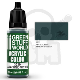Acrylic Color Paint - Arachnid Green farba akrylowa 17ml