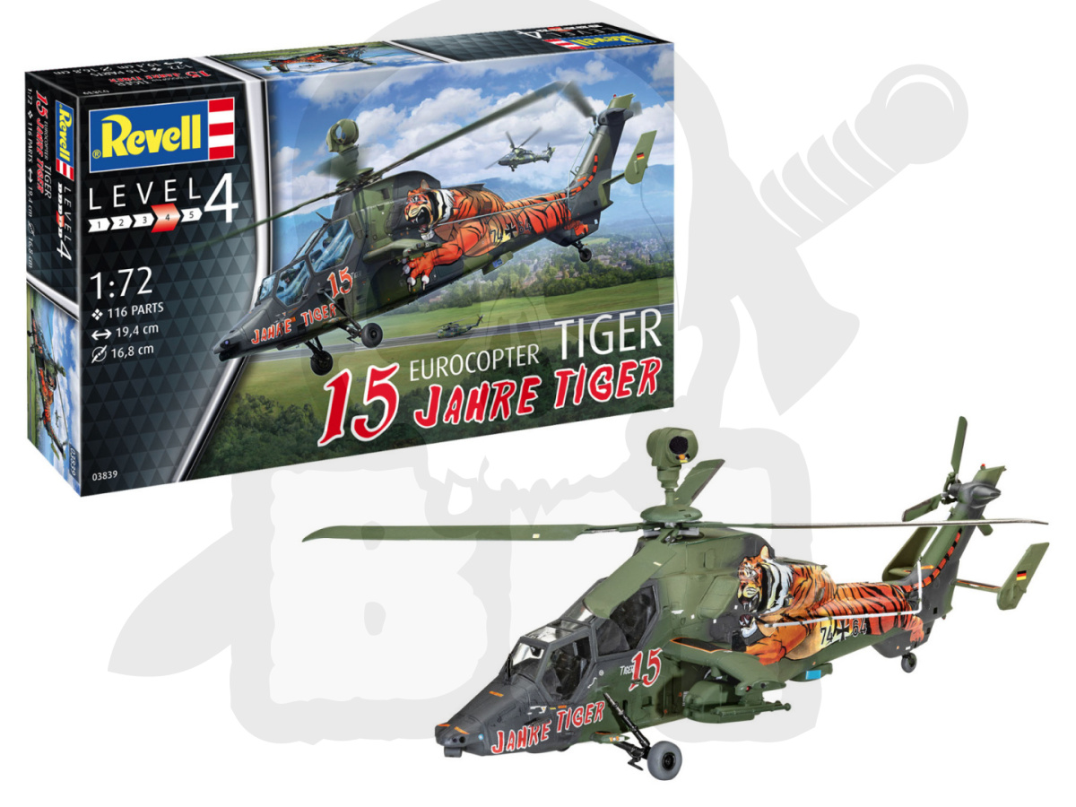 Revell 03839 Eurocopter Tiger - 15 Jahre Tiger 1:72